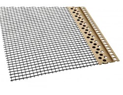 Steinfix Randabschlussprofil mit Netz für Keramikplatten